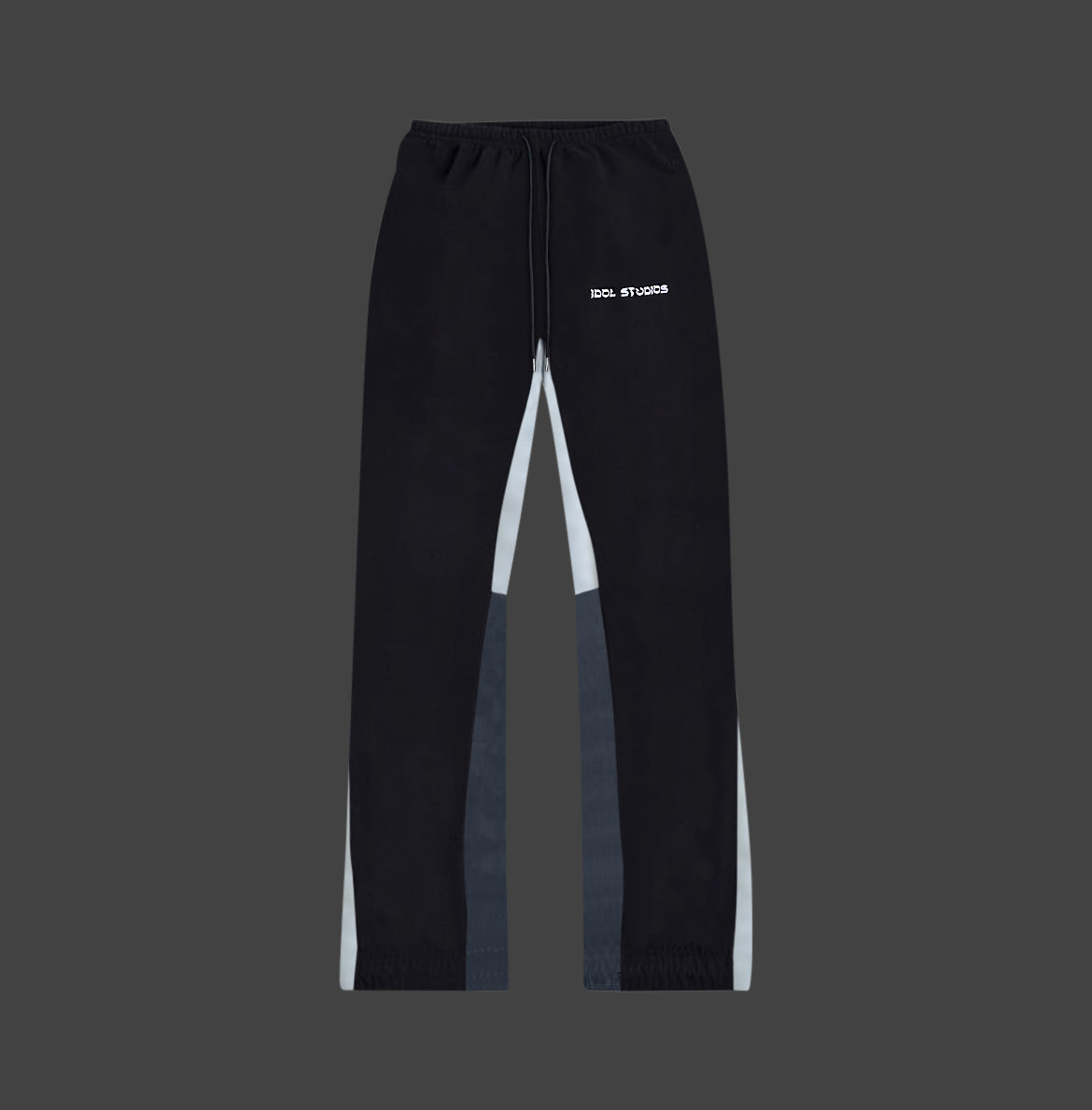 Flare sweatpants - black