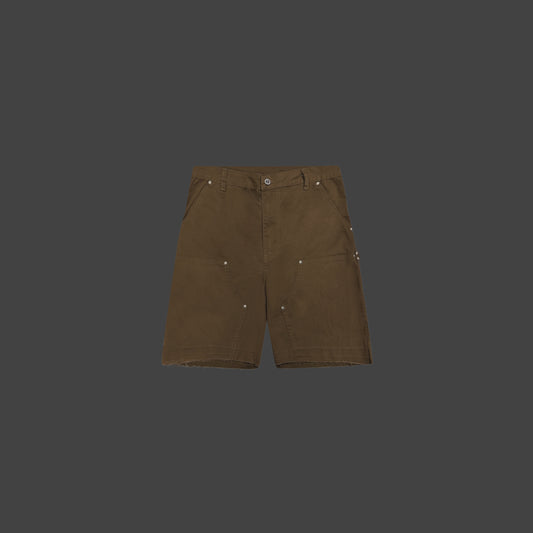 Carpenter shorts - washed tan