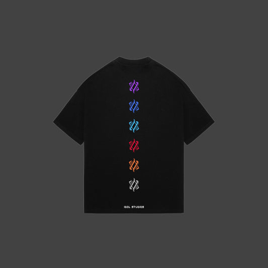 Multi color spine - black