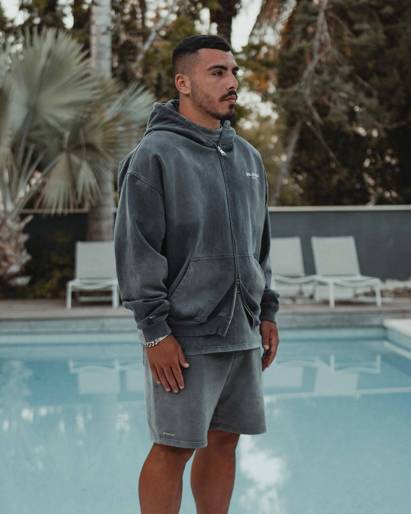 Member’s grey washed - hoodie