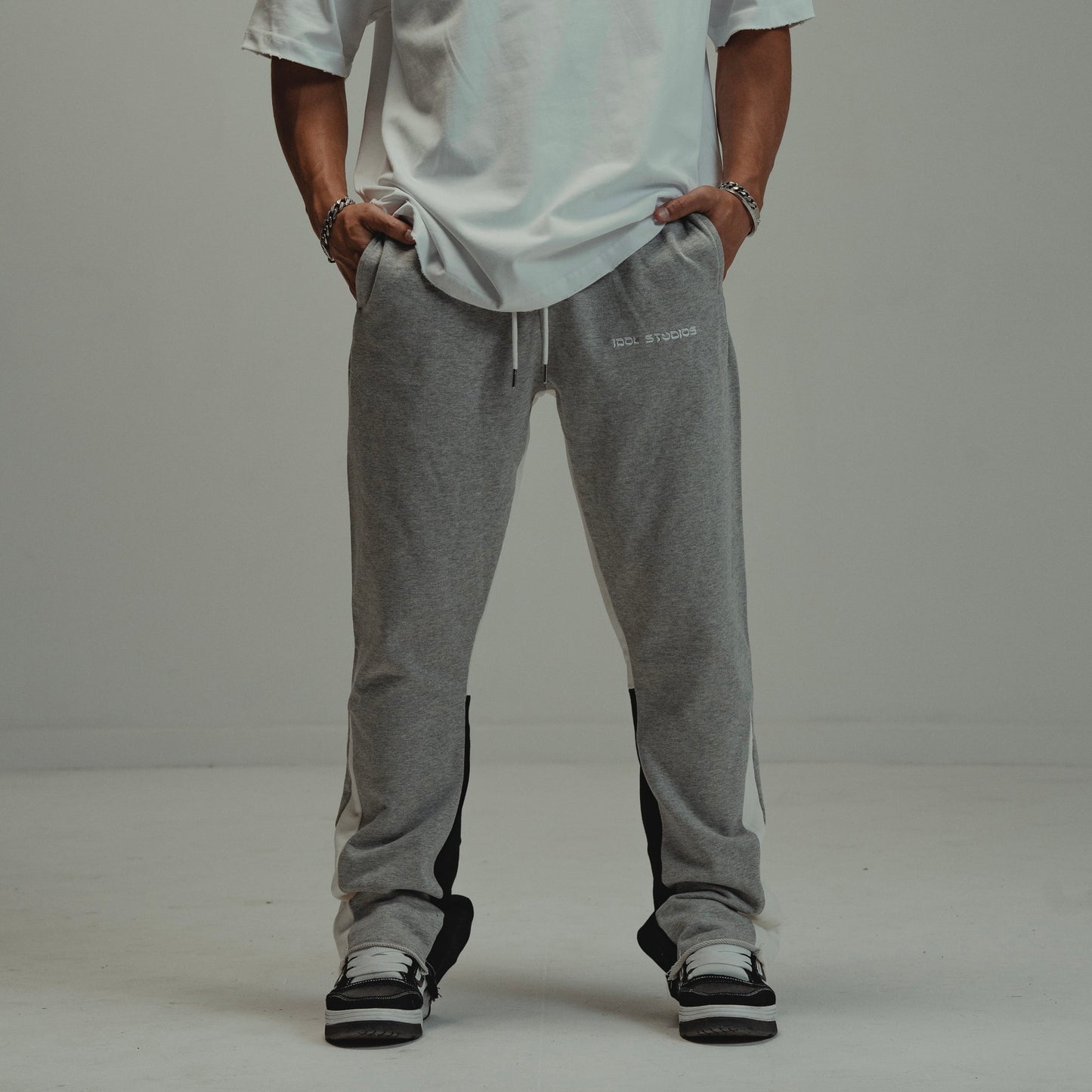 Flare sweatpants - grey