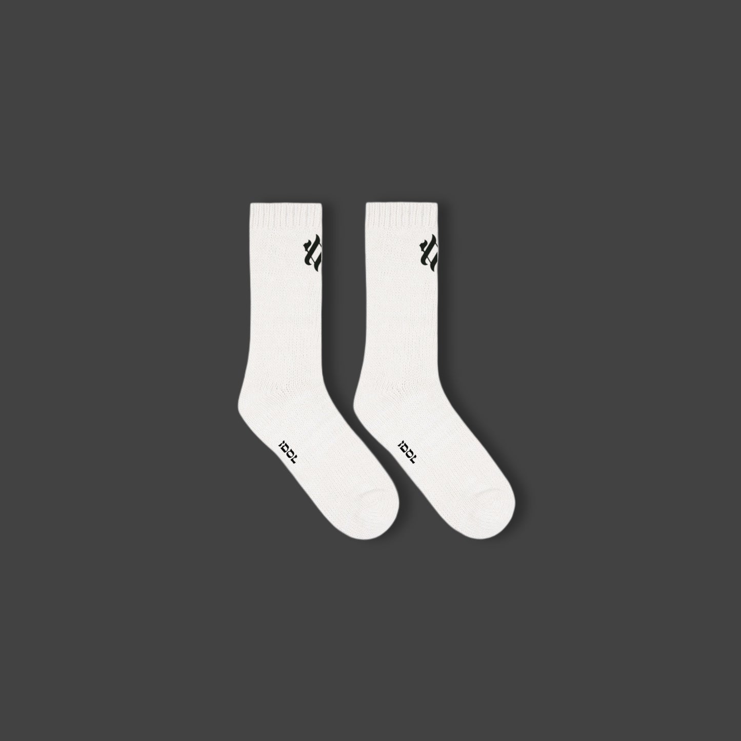 Front logo - socks