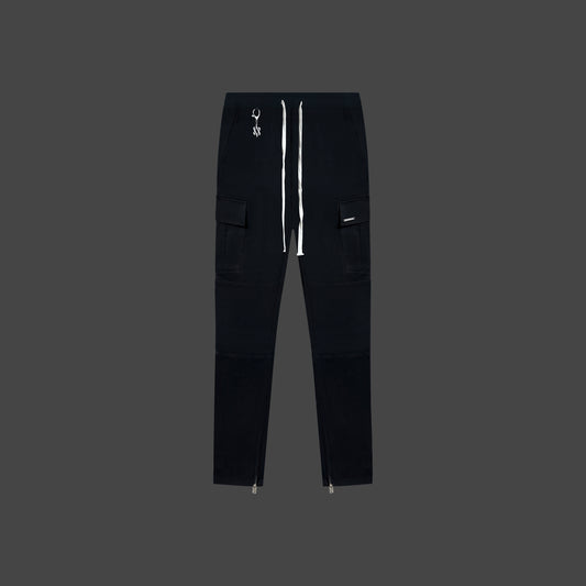 Pantalon cargo - black